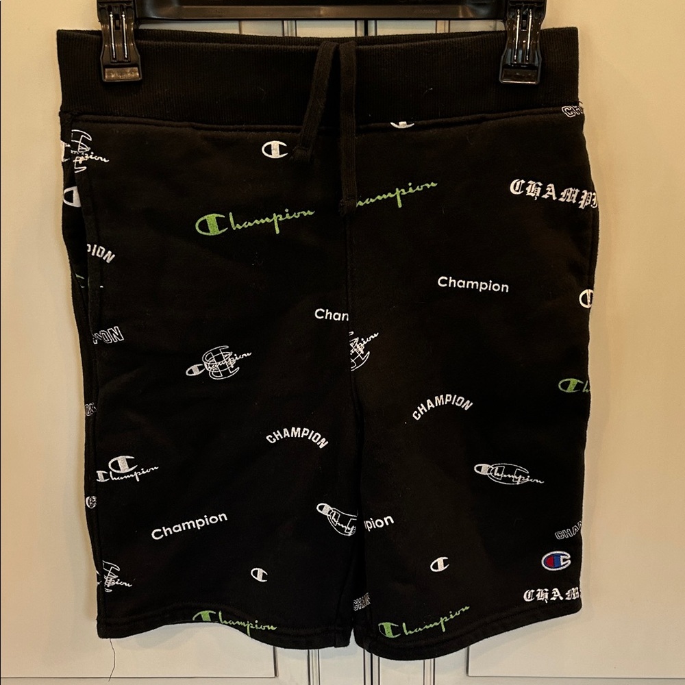 Boys champion drawstring shorts waist measures 13 1/2 inches